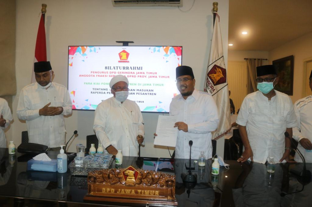 Partai Gerindra Jatim Minta Tak Buru-Buru Selesaikan Raperda Pengembangan Pesantren