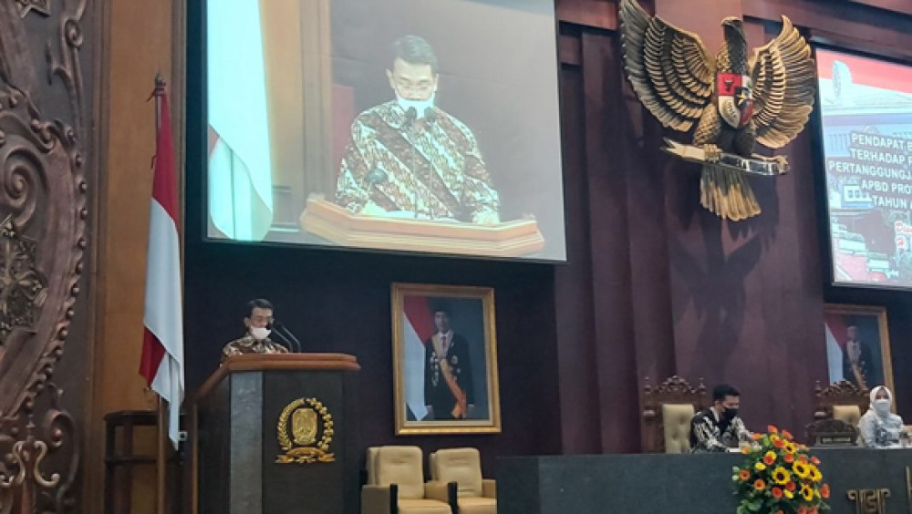 Pertangungjawaban Pelaksanaan APBD 2020 Untuk Dibahas Lebih Lanjut Komisi dan Fraksi