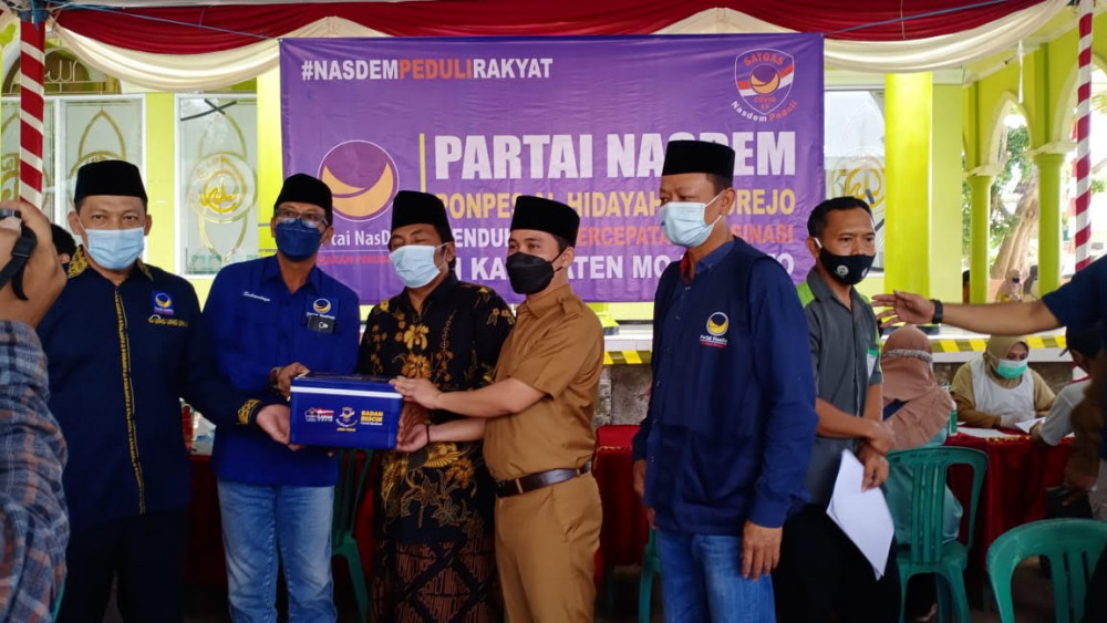 Anggota Fraksi NasDem DPRD Jatim Gelar Vaksin Dosis Kedua di Ponpes Al Hidayah Mojokerto