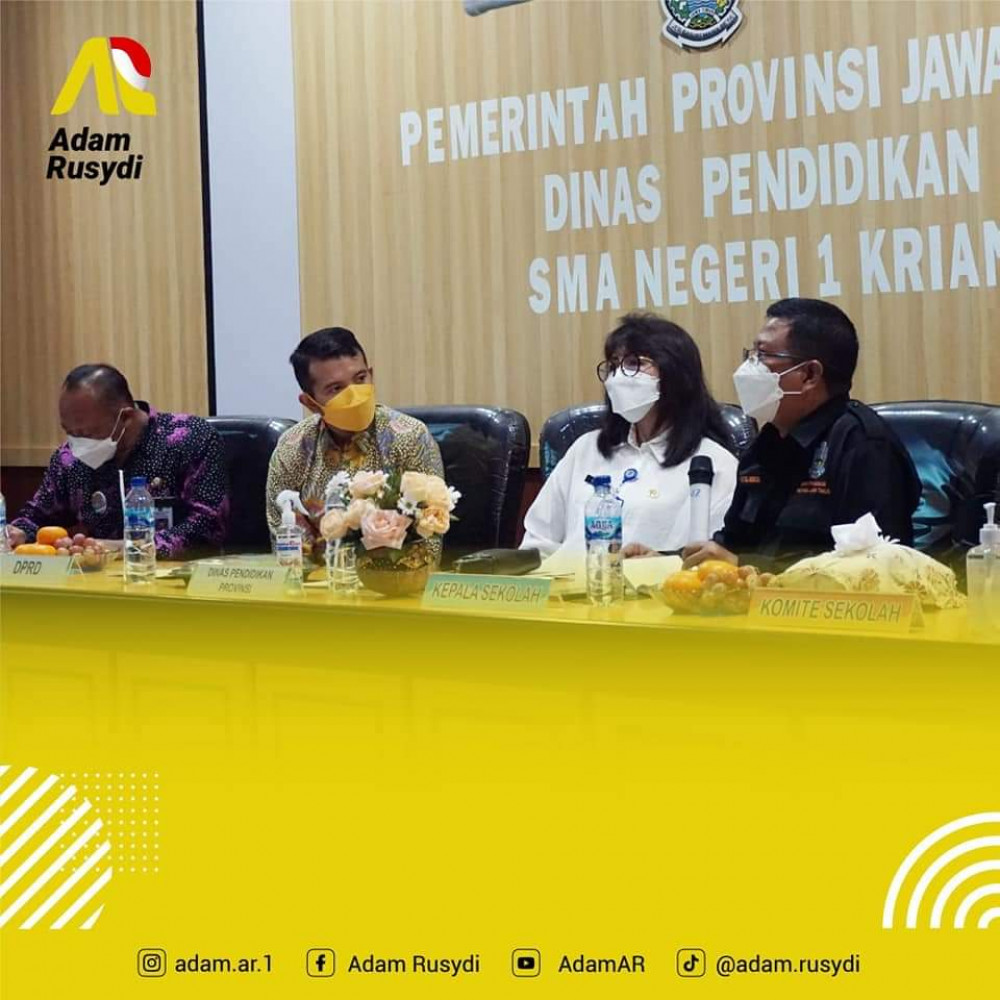Tinjau PTM, Adam Rusydi Pastikan Lingkungan Sekolah Taati Prokes