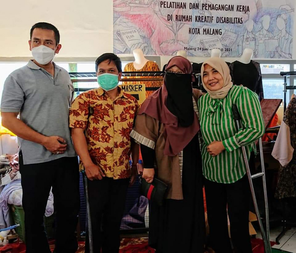 Hikmah Bafaqih Beri Apresiasi Komunitas Diffbale