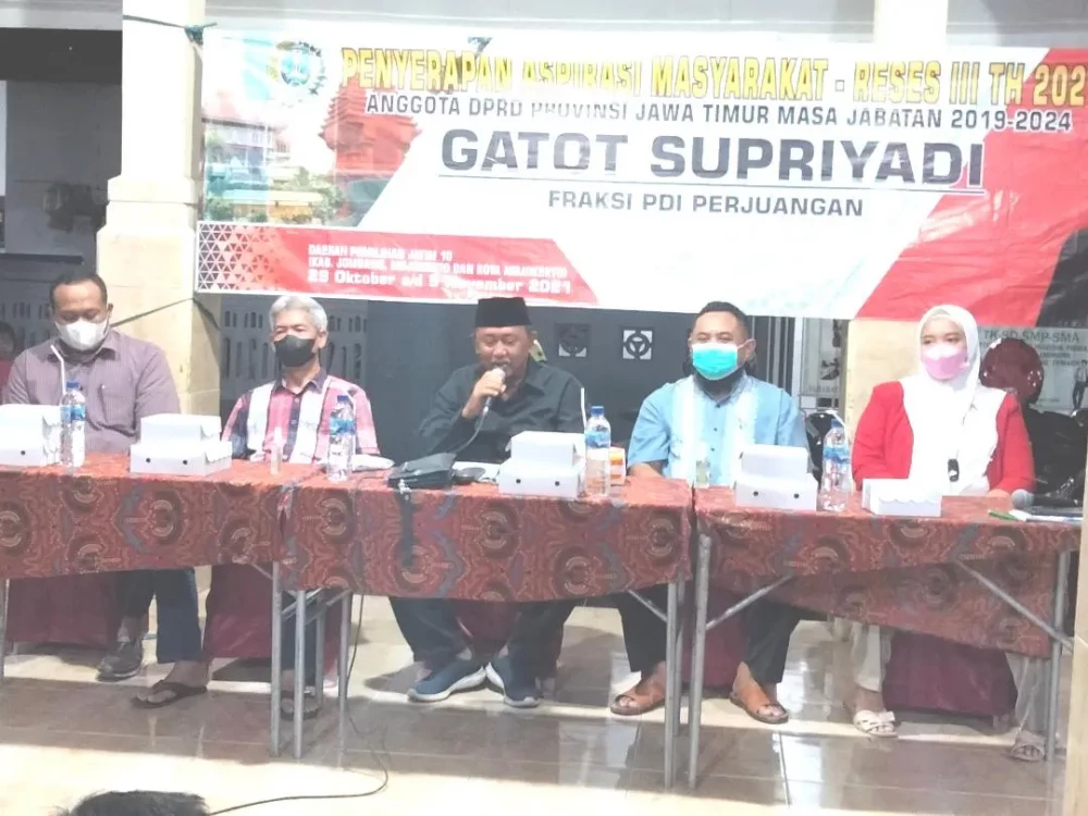 Reses III di Kota Mojokerto, Anggota DPRD Jatim Gatot Supriyadi Fokus Pengentasan Kemiskinan dan Pemulihan Ekonomi Masyarakat