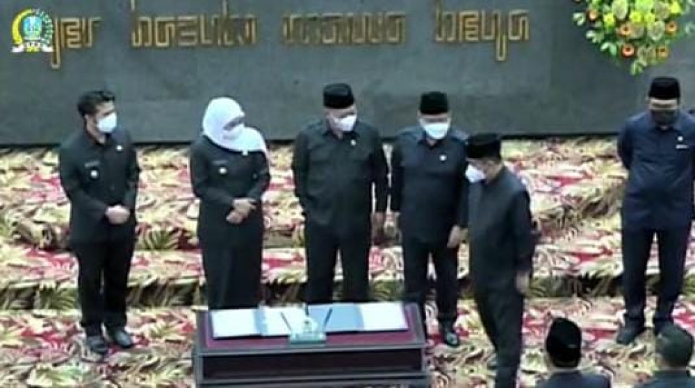 Sembilan Fraksi DPRD Jatim Setujui Pengesahan APBD Tahun 2022