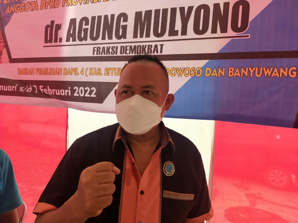 Butuh Bantuan Akibat Pandemi, Pemilik Koperasi Dan UMKM Di Bondowoso Angkat Agung Mulyono Jadi Bapak Angkat