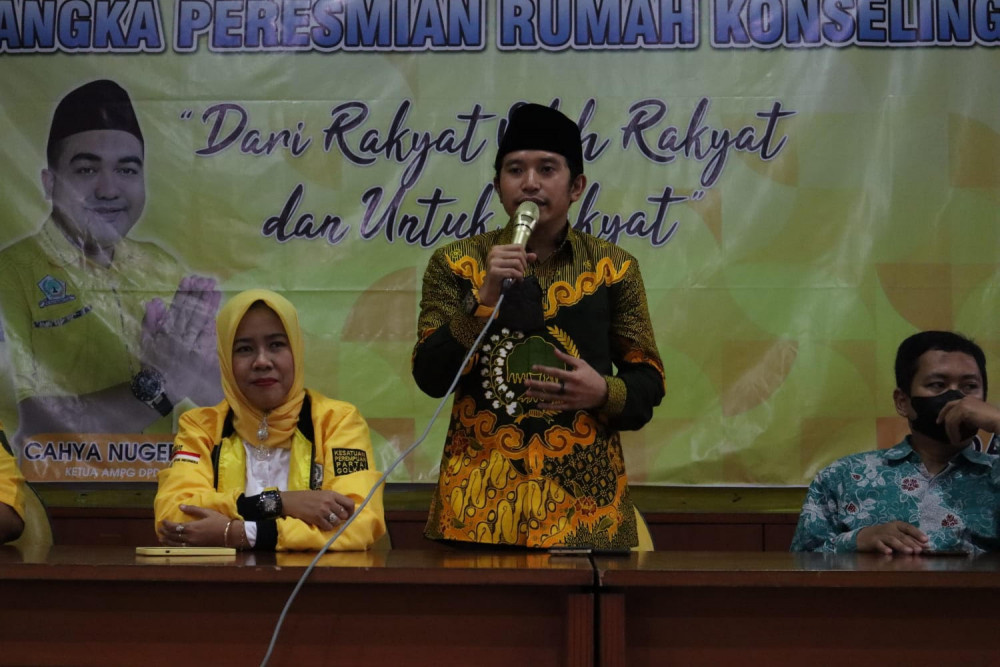 DPD Partai Golkar Sidoarjo Resmikan Rumah Psikologi Untuk Warga