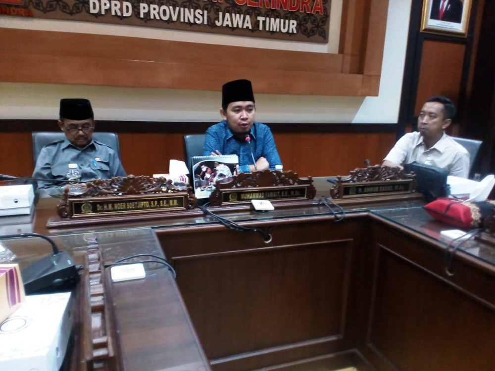 Fraksi Gerindra Nilai Besaran Dana Cadangan Rp300 Miliar untuk Pilgub Jatim 2024 Terlalu Kecil