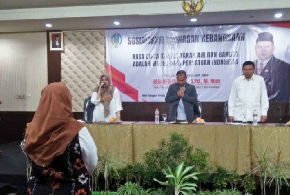 Gelar Wawasan Kebangsaan,  Masyarakat Titip Cak Dedi Jangan Ada Lagi Pengangguran di Surabaya