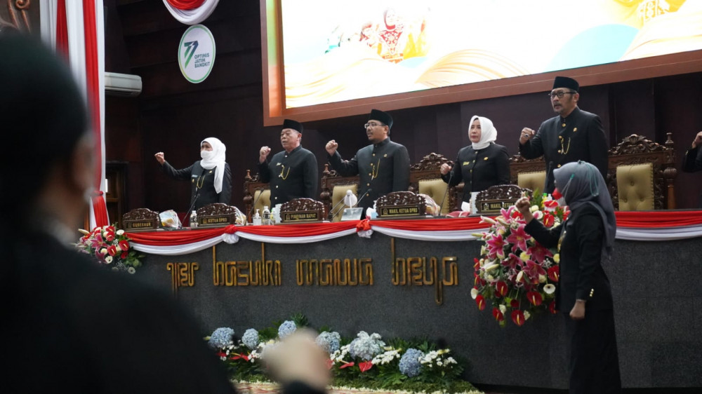 Peringati Hari Jadi Provinsi Jatim ke-77, Ketua DPRD Ajak Jaga Kondusifitas