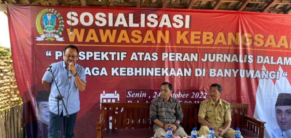 DPRD Jatim Ajak Jurnalis Sebarkan Sikap Cinta Tanah Air pada Masyarakat Banyuwangi