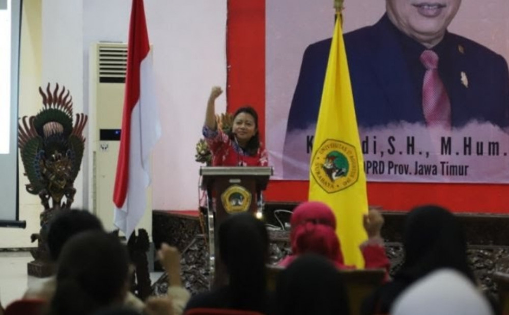 Anggota DPRD Jatim Ajak Mahasiswa Untag Bikin Konten Positif di Medsos