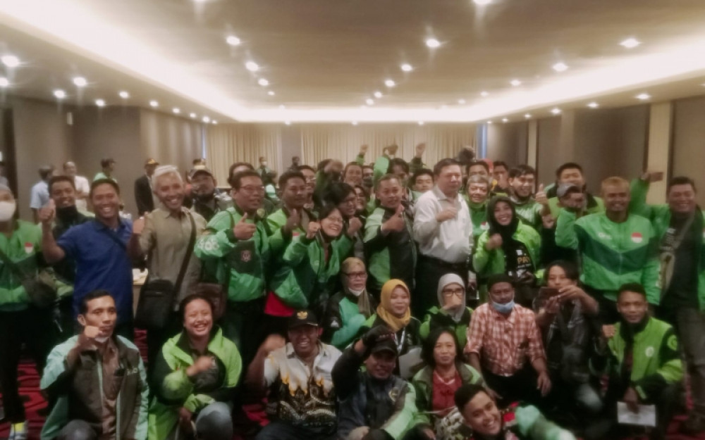 Sosialisasi Wasbang ke Ratusan Ojol, Cak Dedi: Mereka Ingin Peningkatan Kesejahteraan