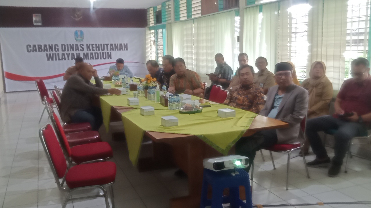 Kunjungan Kerja Komisi B DPRD Jatim ke Cabang Dinas Kehutanan Wilayah Madiun