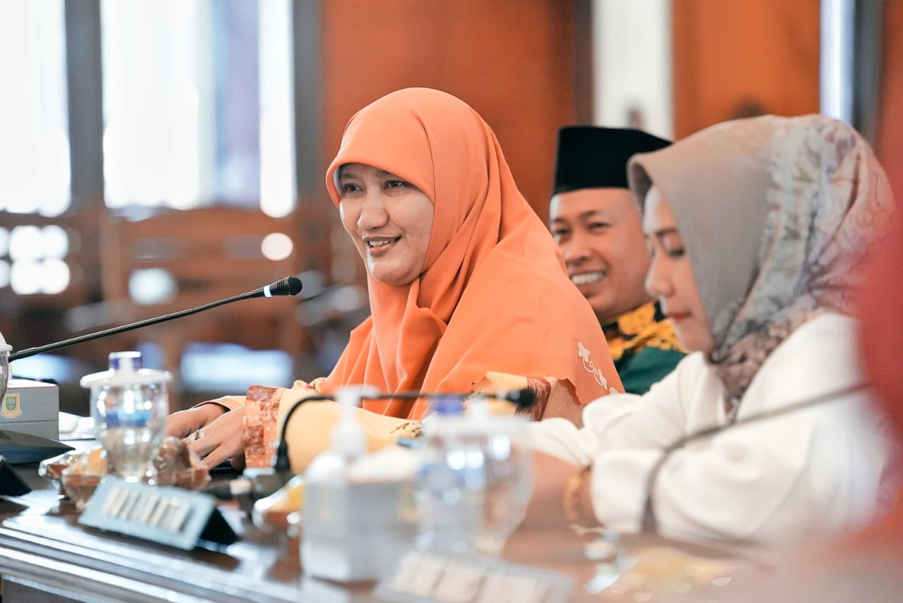 Tim Panitia Khusus (Pansus) Peraturan Daerah (Perda) Rencana Tata Ruang Wilayah (RTRW) Provinsi Jawa Timur berkunjung ke Pemerintah Kota Mojokerto.