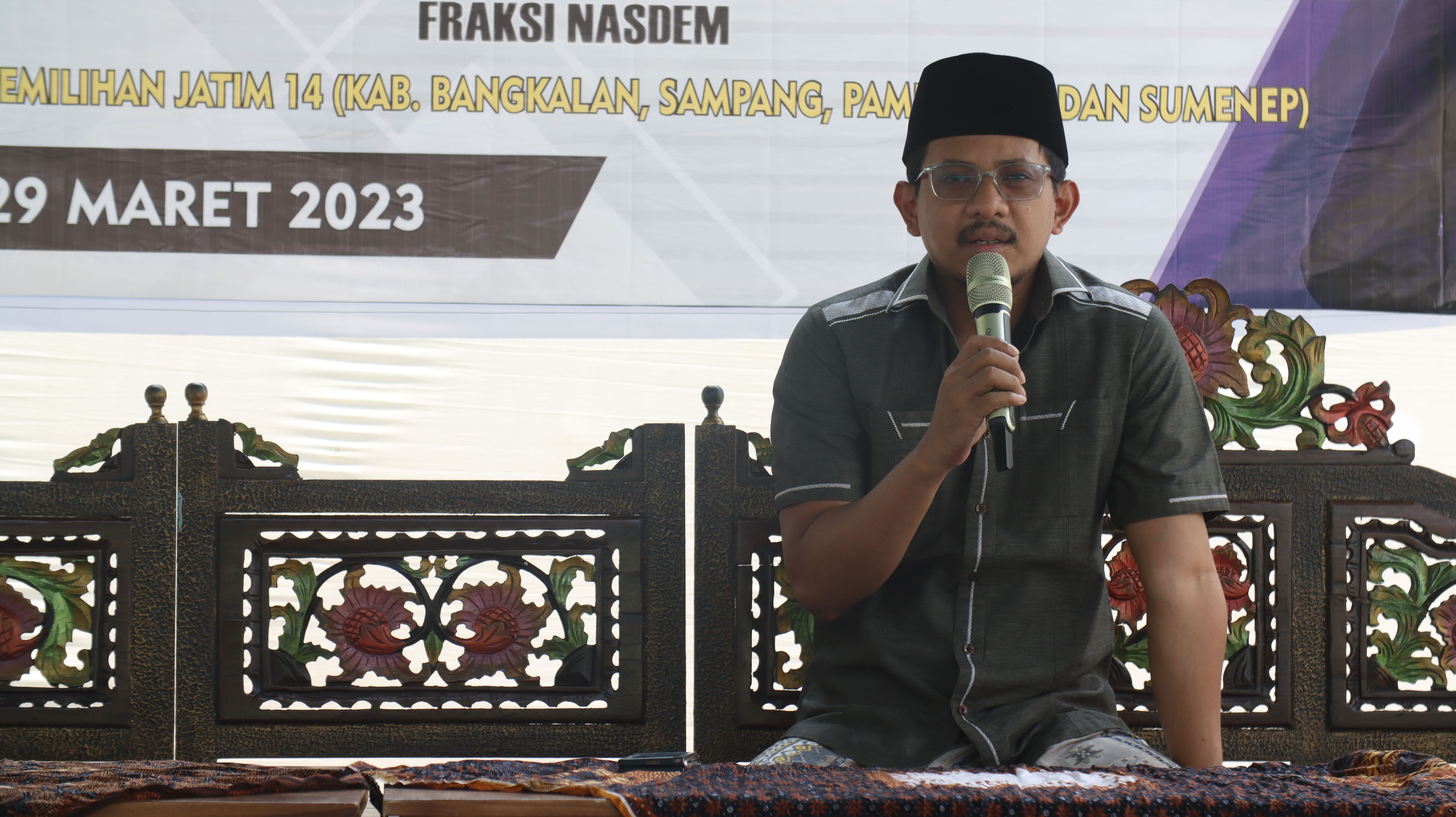 Komisi C DPRD Jawa Timur Mohammad Nasih Aschal menggelar pertemuan untuk serap aspirasi di dapil XIV (Bangkalan, Sampang, Pamekasan dan Sumenep).