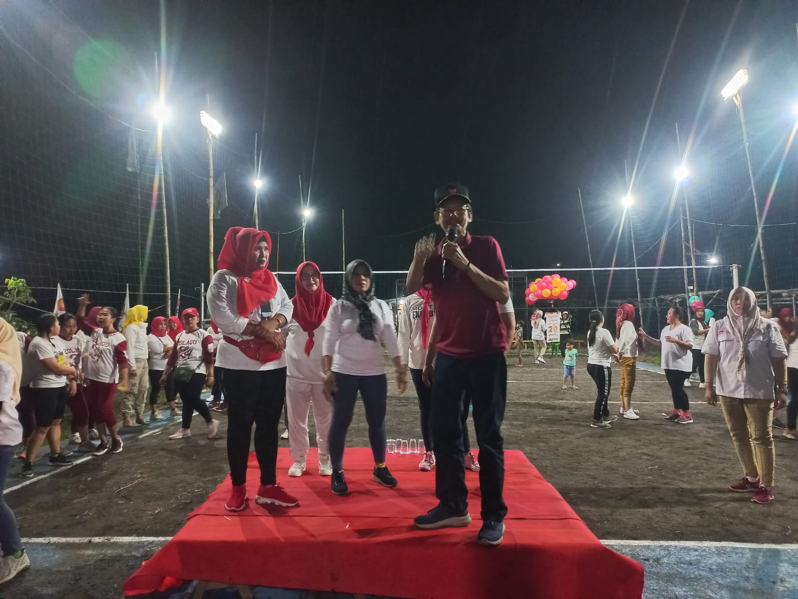 Rayakan HUT ke 15, MH Rofiq Support Turnamen Volley Ball Antar Desa se Driyorejo - Berharap Bisa Memunculkan Atlet Muda Berbakat