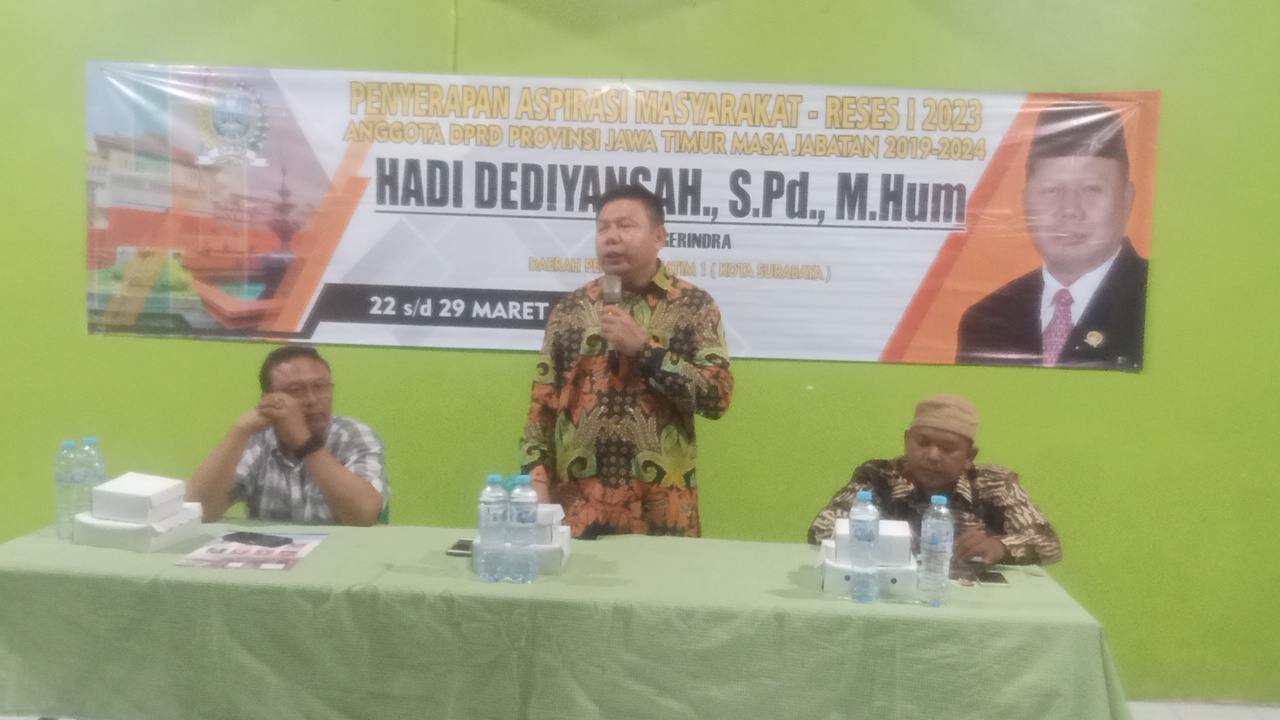 Anggota DPRD Jatim, Hadi Dediyansah