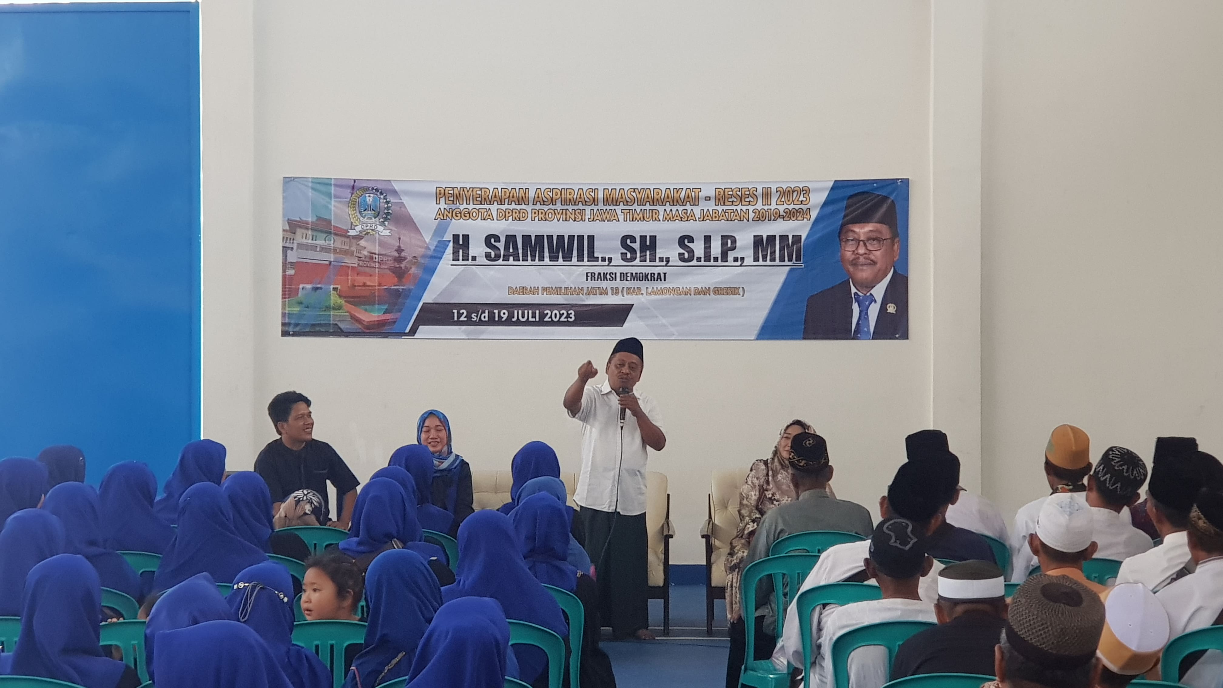 Anggota DPRD Jatim Dapil XIII Lamongan - Gresik, H Samwil, SH. SIP