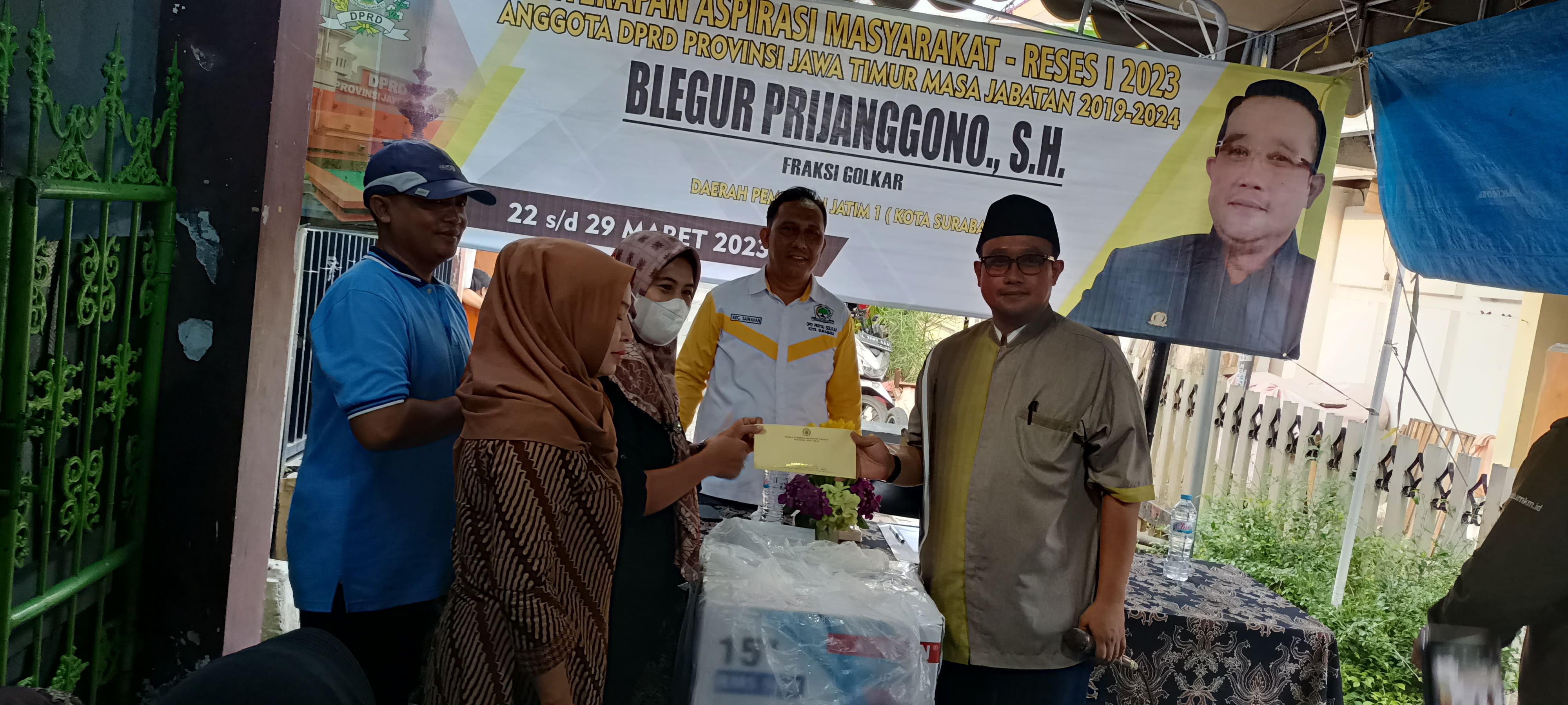 Anggota komisi C DPRD provinsi Jatim Blegur Prijanggono
