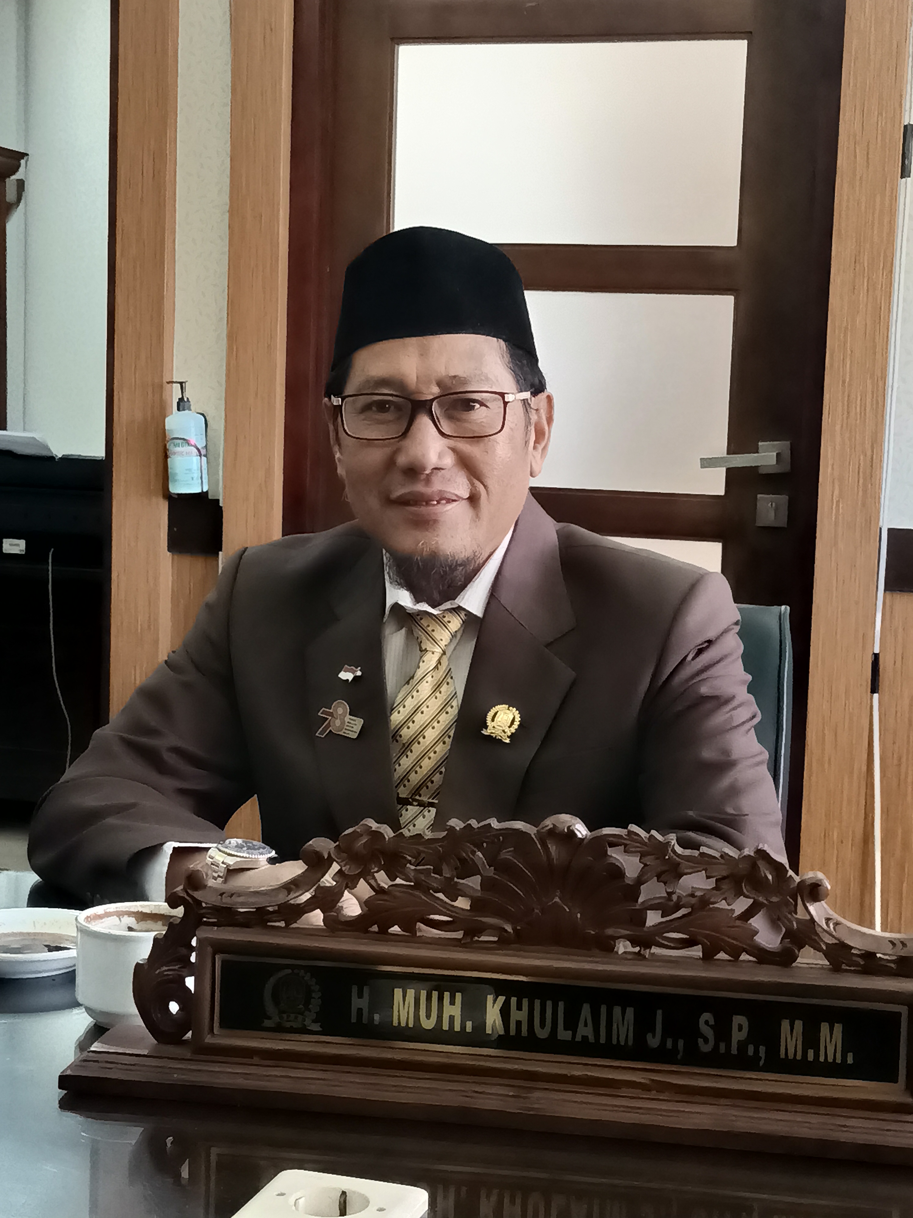 Anggota komisi B DPRD provinsi Jatim H. Muh. Khulaim Junaidi SP, MM