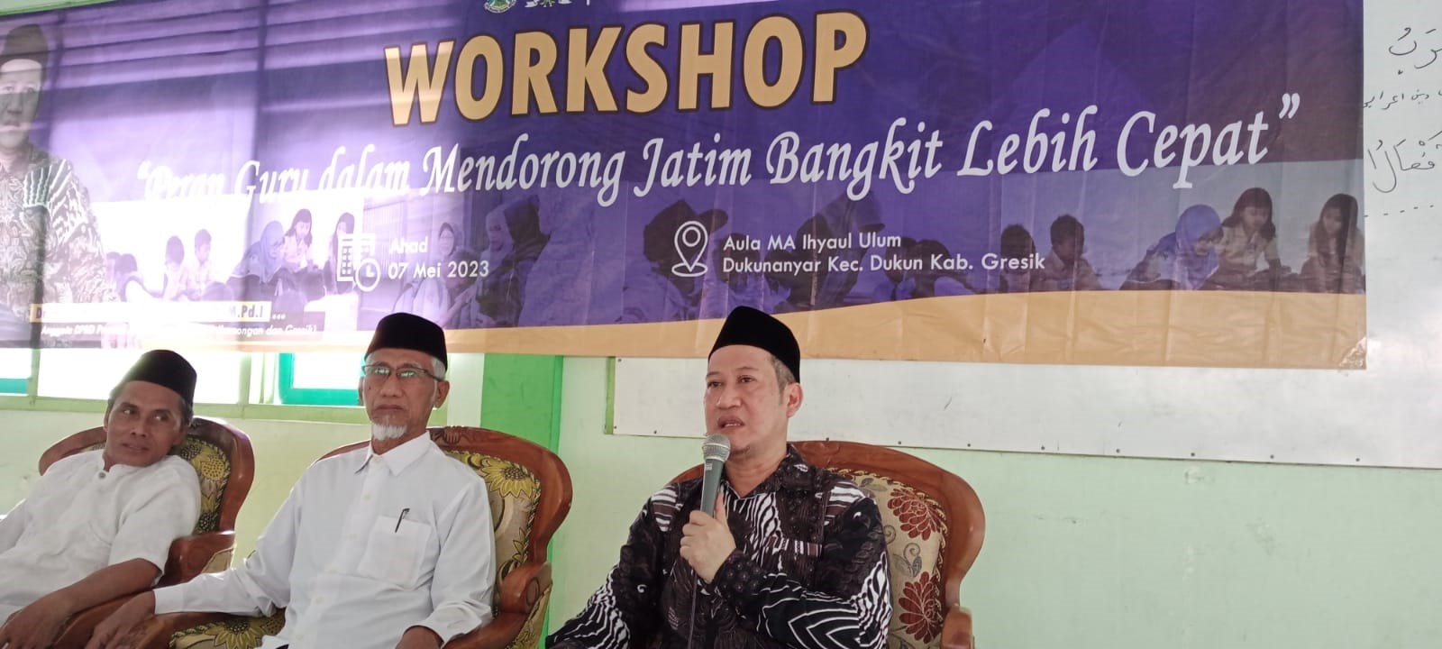 Anggota DPRD Provinsi Jatim dari fraksi Nasdem, DR Ahmad Iwan Zunaih