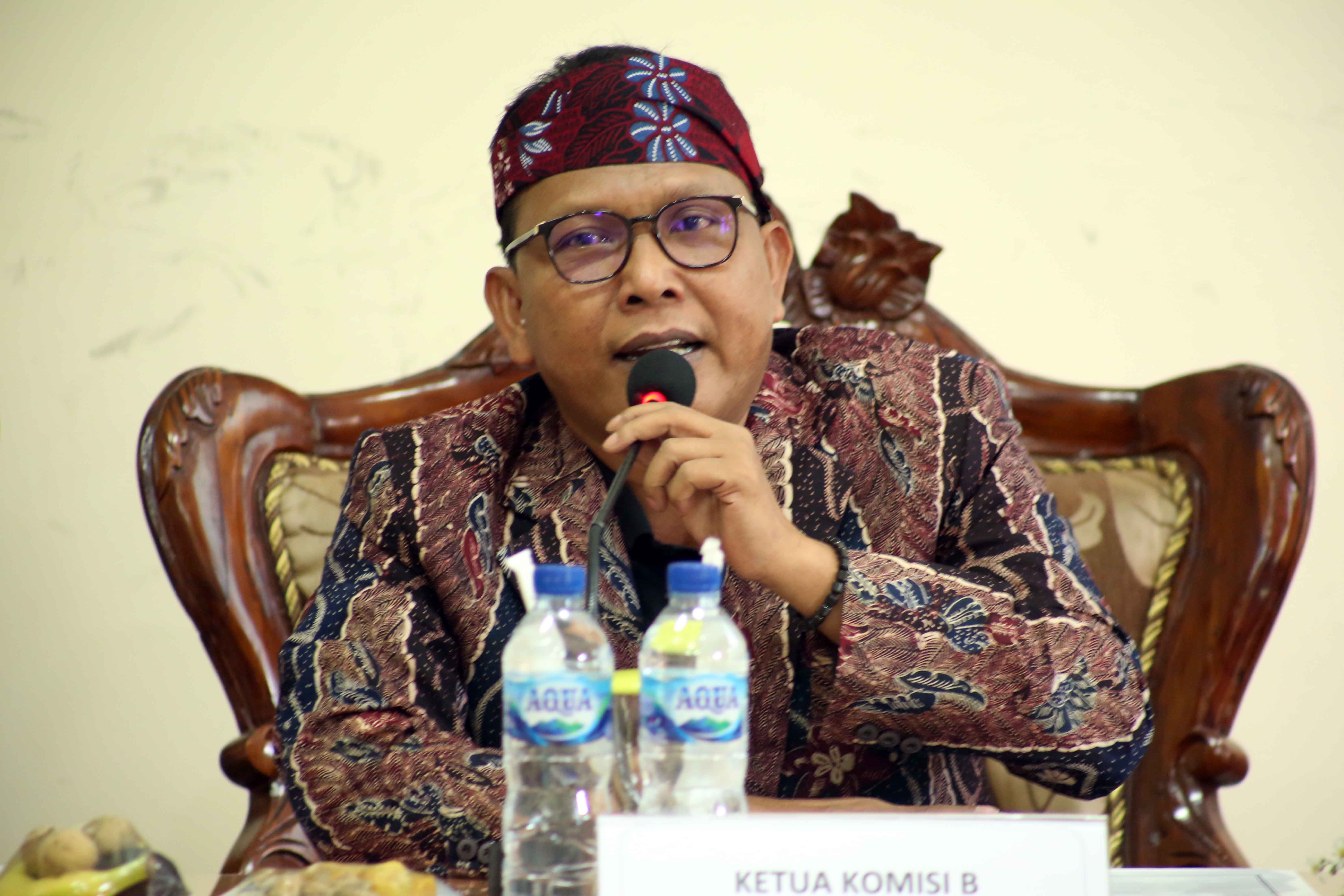 Ketua Komisi B DPRD Jatim, Aliyadi Mustofa