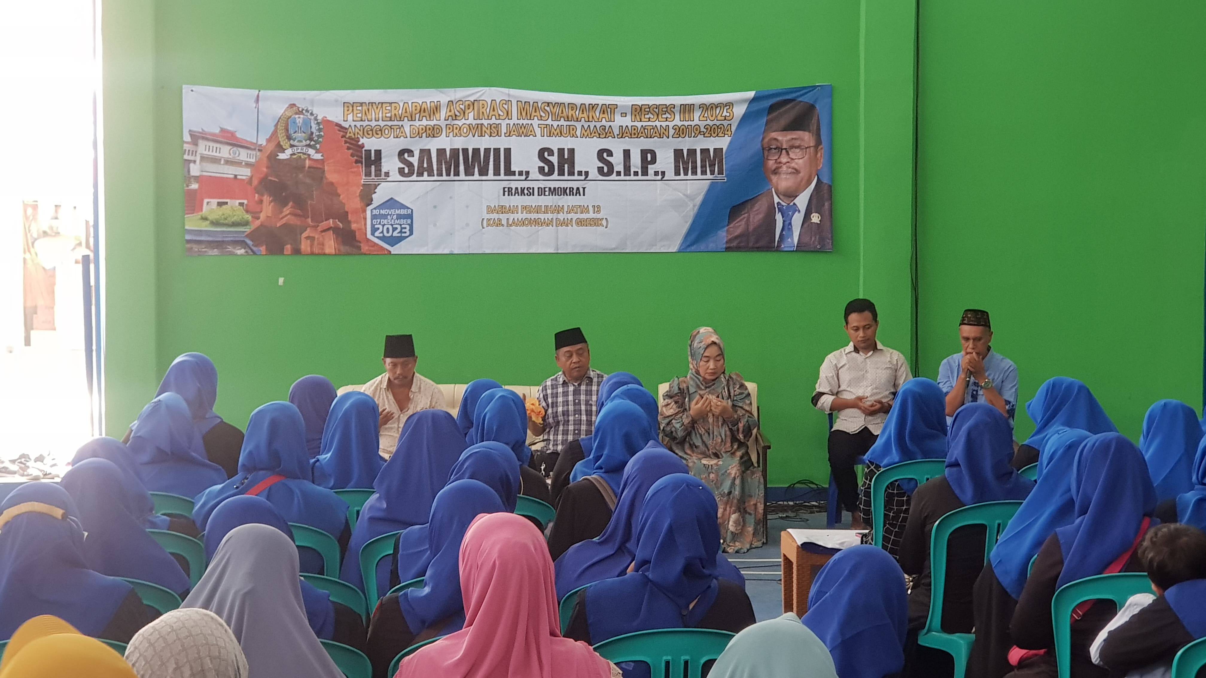 wakil ketua Komisi A DPRD Jatim H Samwil SH, SIP, MM