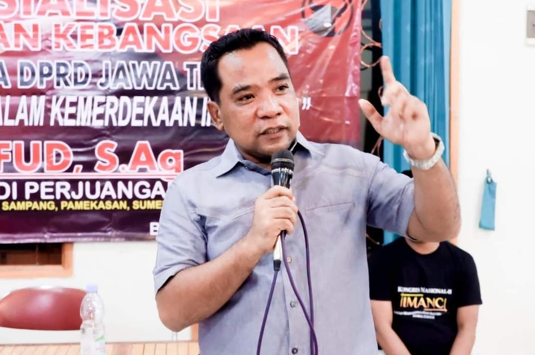 Anggota DPRD Jatim dari Daerah Pemilihan (Dapil) Madura, Mahhud.