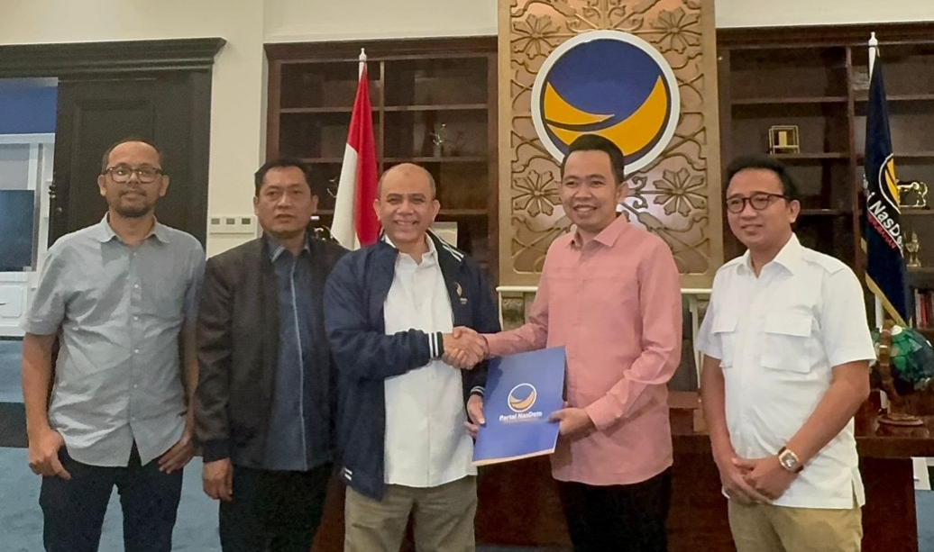 Gus Muhammad Fawait, Ketua Fraksi Gerindra DPRD Jatim menerima rekom sebagai Calon Bupati Jember dari DPP Partai NasDem