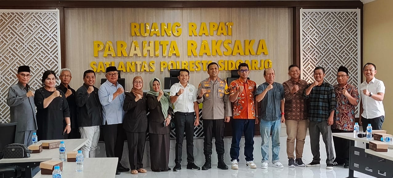 Kunjungan kerja komisi A DPRD provinsi Jatim di Polres Sidoarjo