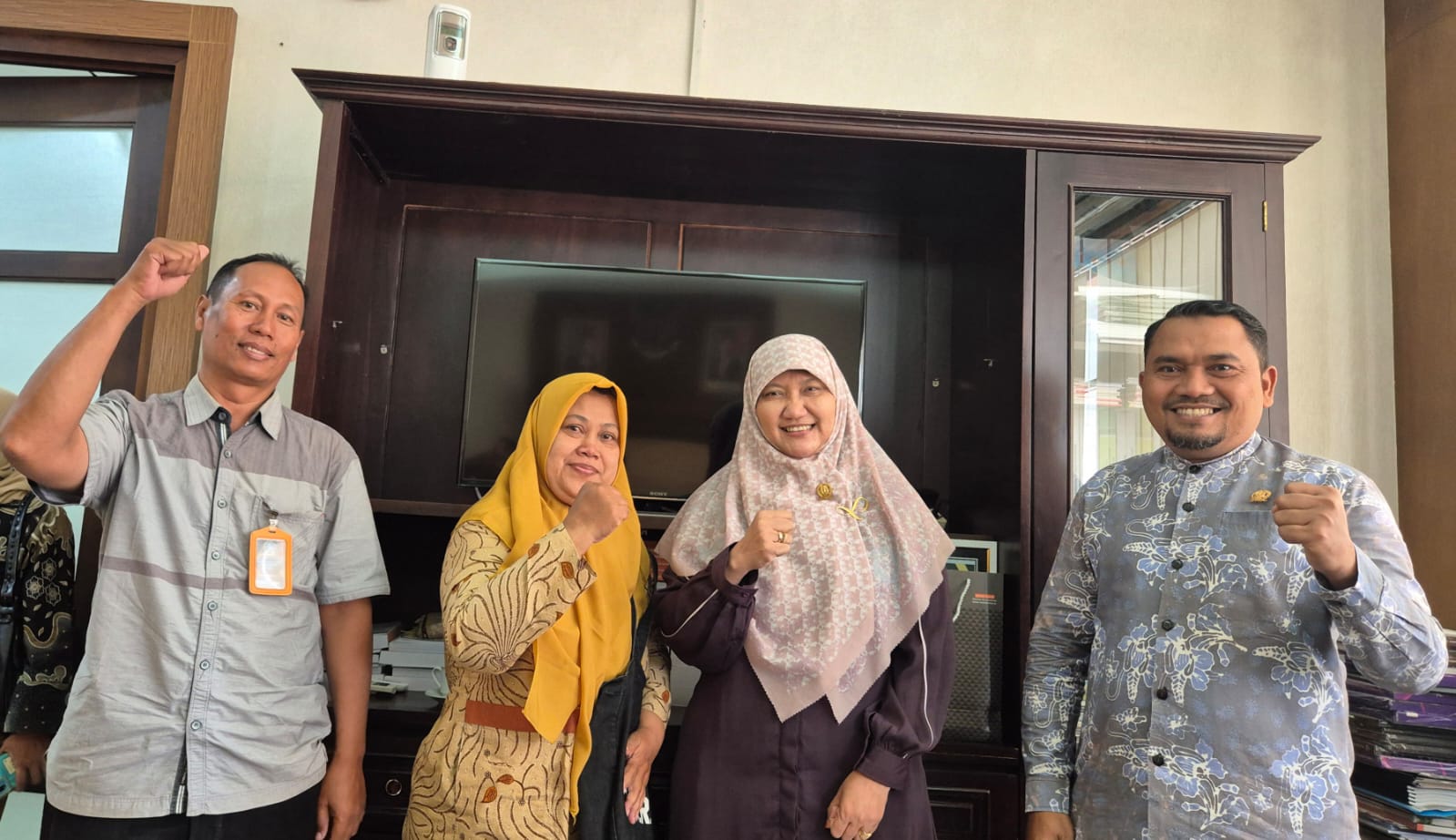 Anggota fraksi PKS Lilik Hendarwati dan Agus Cahyono