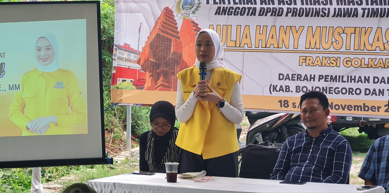 Anggota DPRD Jatim daerah pemilihan (Dapil) Tuban Bojonegoro, Aulia Hany Mustikasari