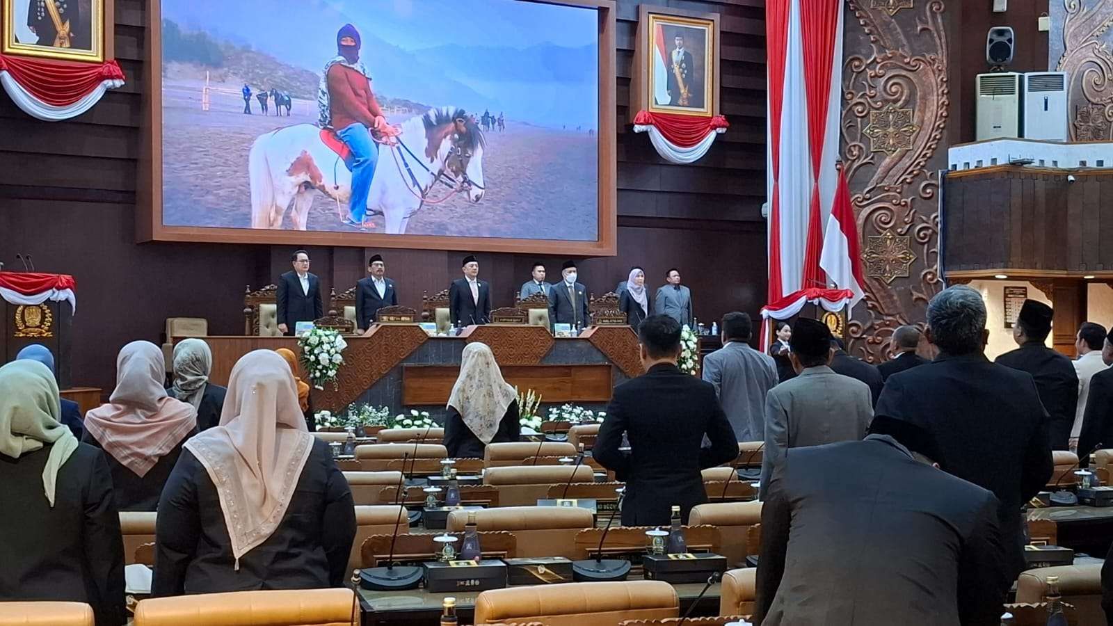 Suasana sidang Paripurna DPRD Jatim