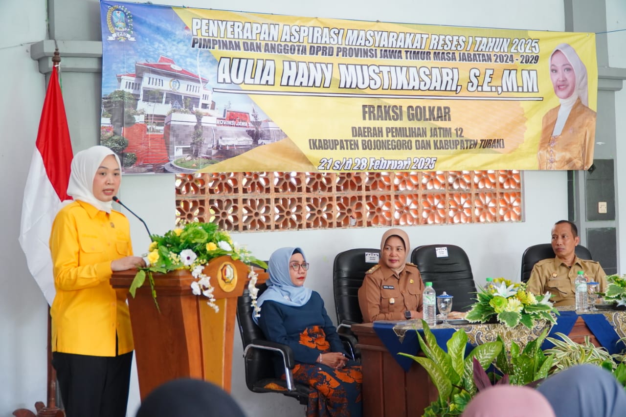 Anggota DPRD Jatim Fraksi Golkar Aulia Hany Mustikasari