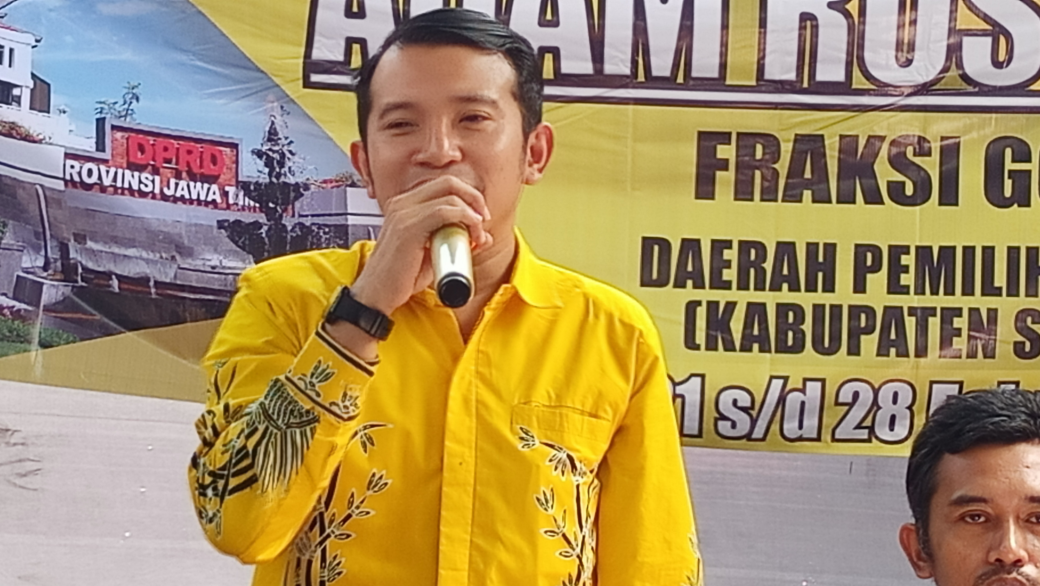 Anggota DPRD provinsi Jatim Adam Rusydi MPd