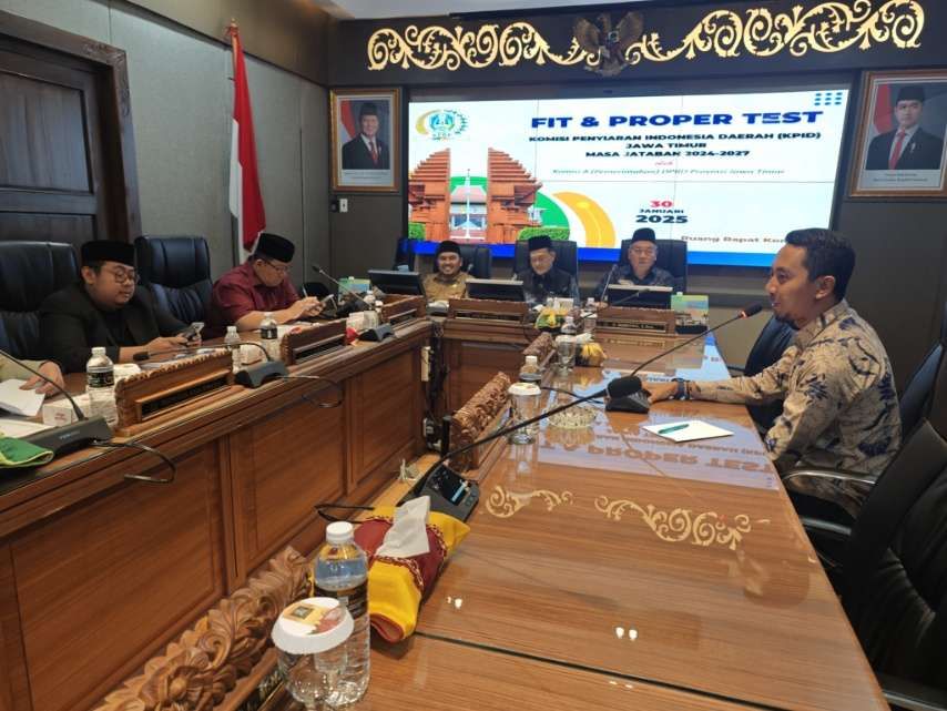 DPRD Jatim Gelar Uji Kelayakan Calon Komisioner KPID