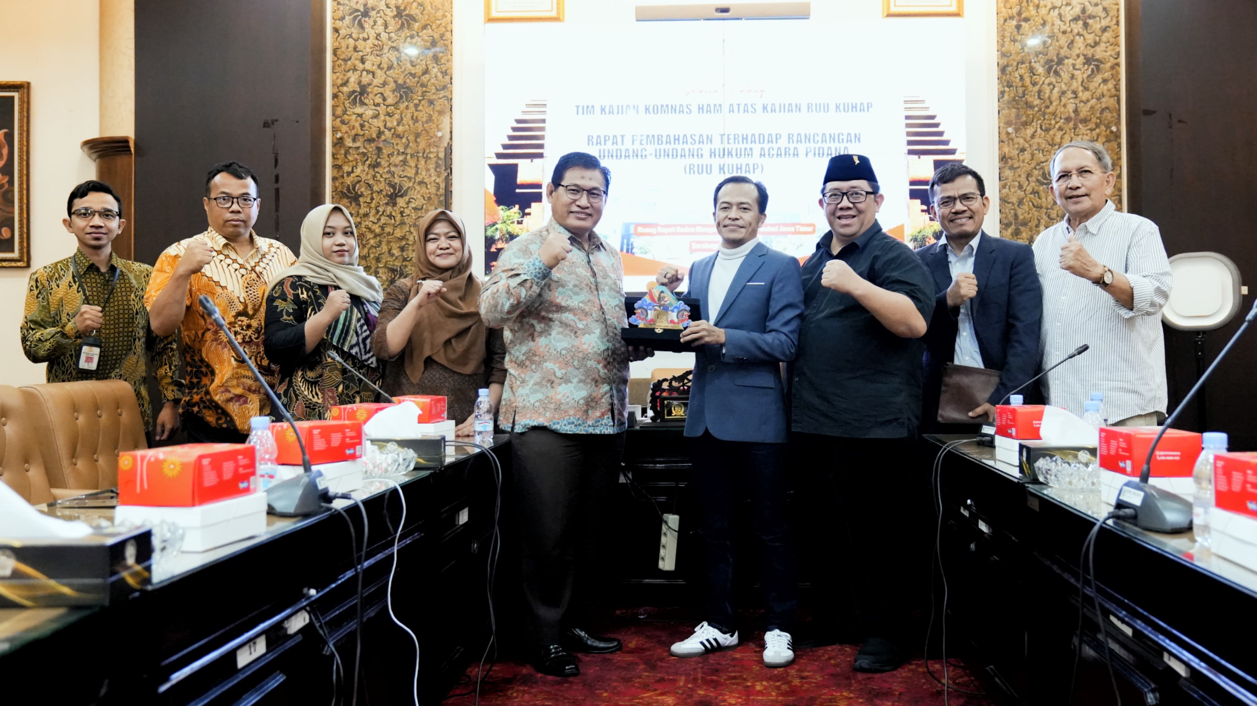 Bahas RUU KUHAP, Komnas HAM Temui Komisi A DPRD Jawa Timur