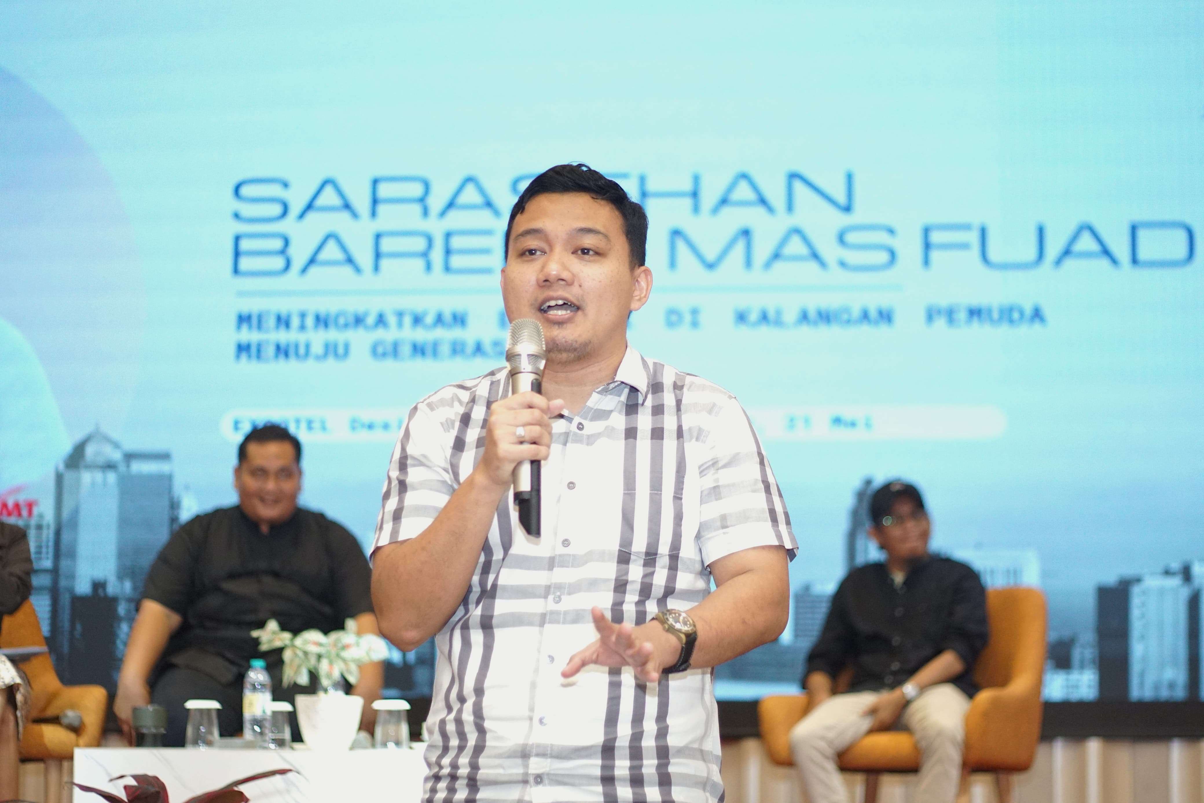 Anggota DPRD Provinsi Jawa Timur, Fuad Benardi dalam acara “Sarasehan Bareng Mas Fuad”