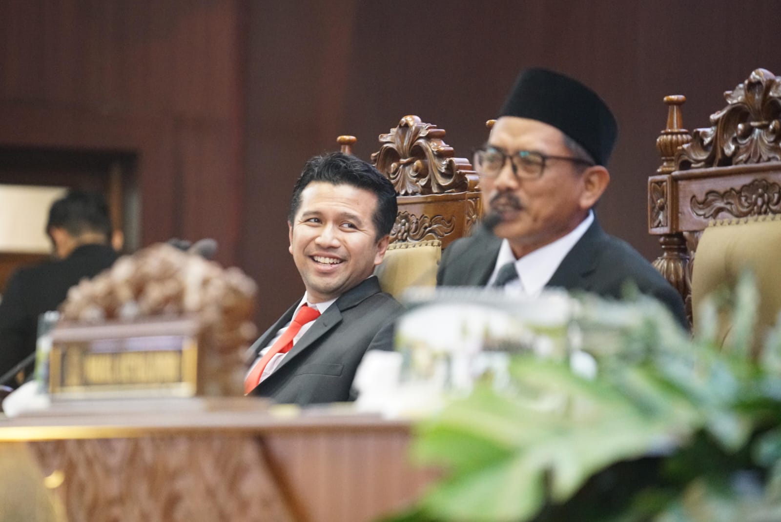Bapak Wakil Gubernur Emil Dardak dalam kegiatan Rapat Paripurna