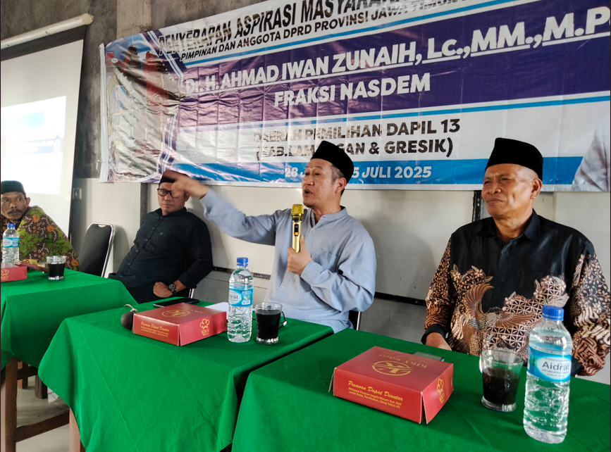 Anggota DPRD Jawa Timur dari Fraksi NasDem, Ahmad Iwan Zunaih