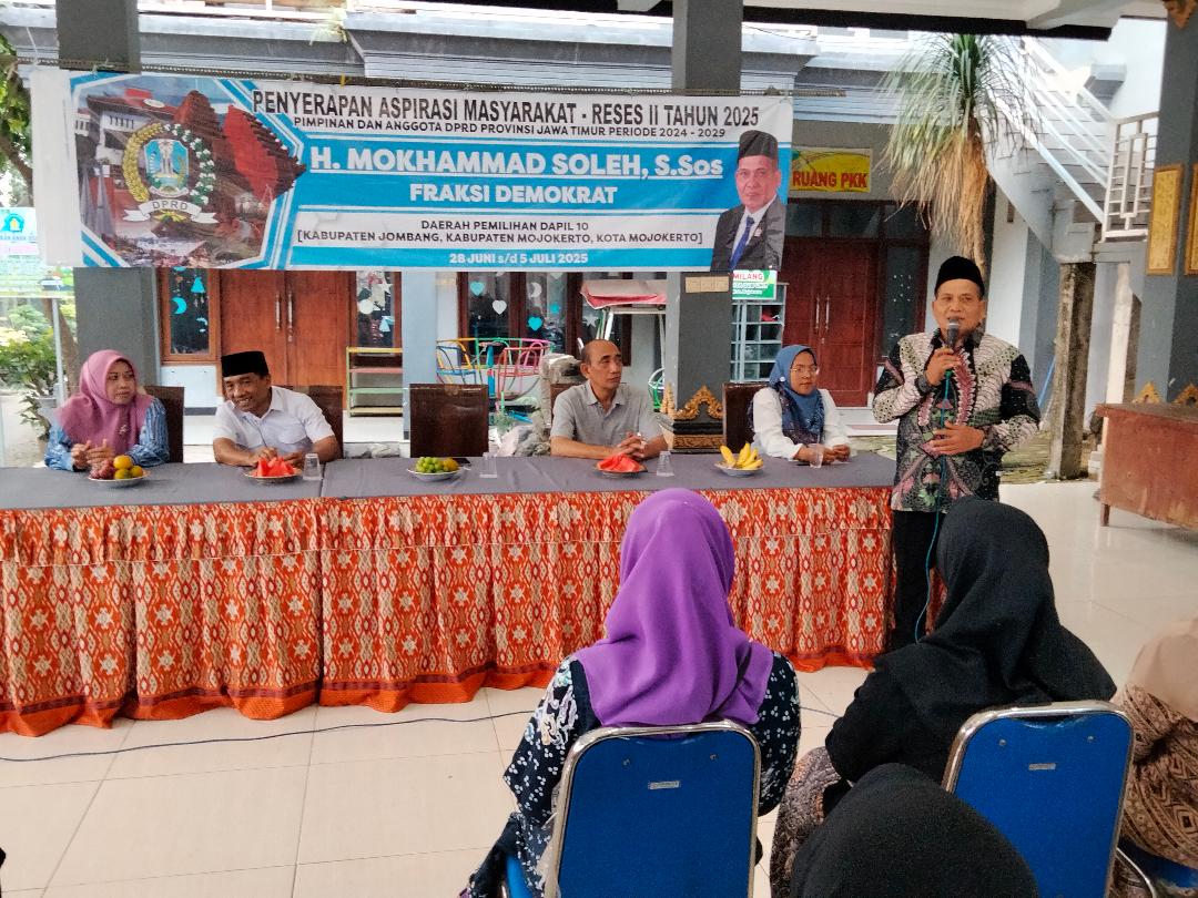 Anggota DPRD Jatim Mohammad Soleh Fokus Perjuangkan Bantuan Fasilitas Umum dan Sarana Pendidikan