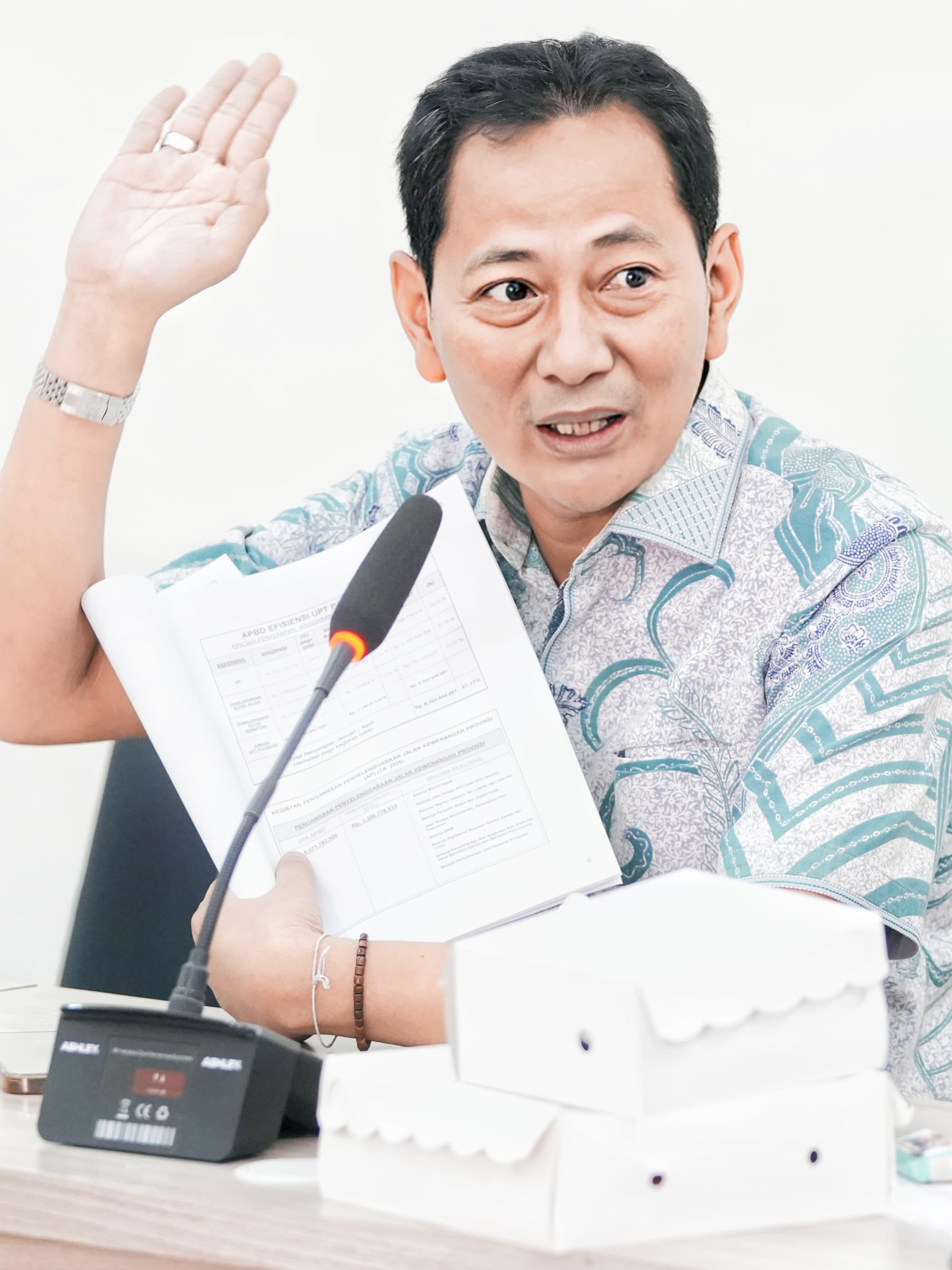 Anggota komisi D DPRD Jawa Timur Heri Romadhon