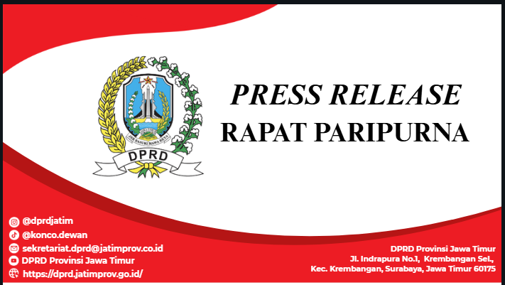 Rapat Paripurna I Persetujuan Bersama Nota Kesepakatan KU dan PPAS Perubahan APBD Provinisi Jawa Timur Tahun 2025