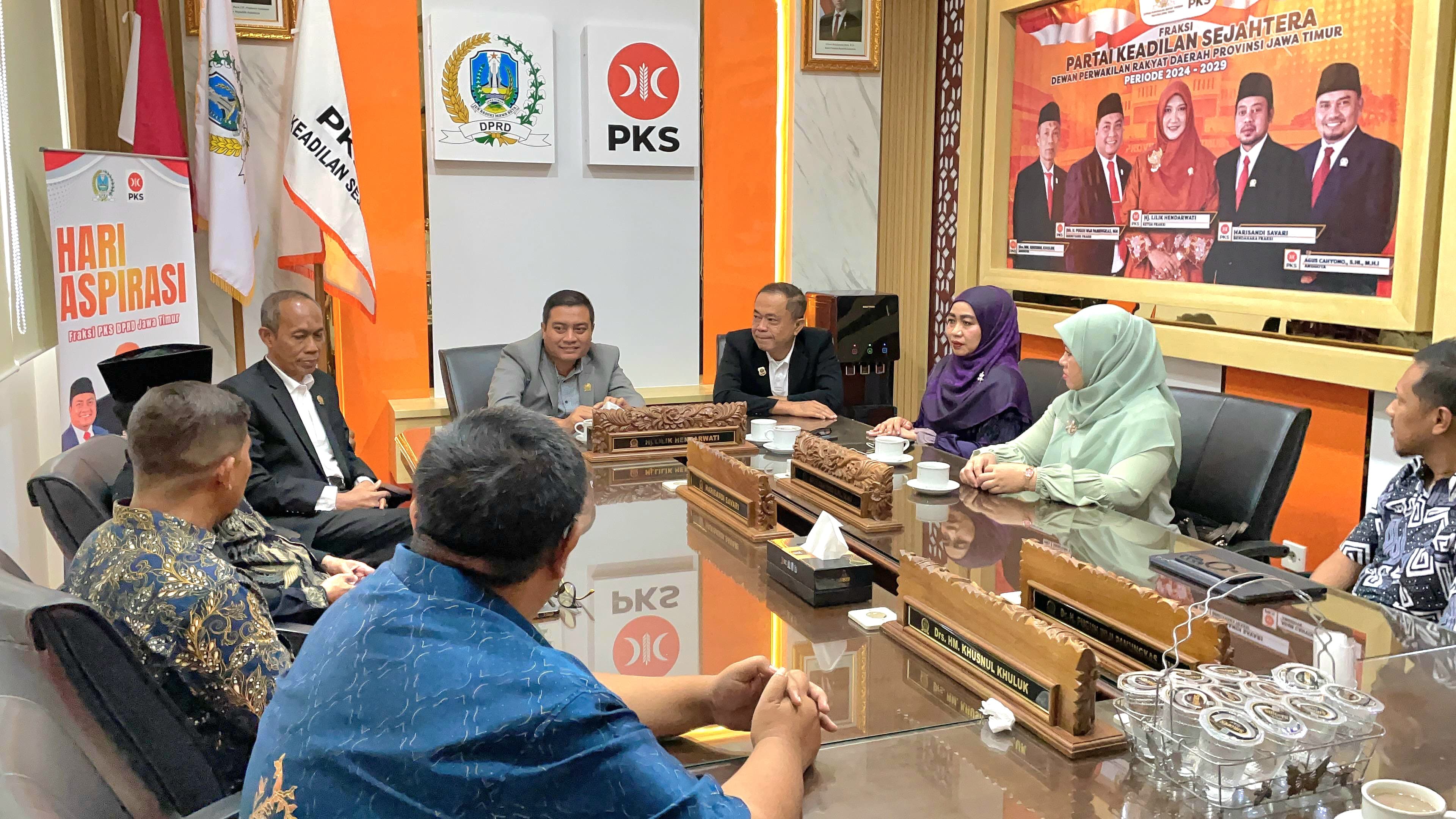 HIPPI Jatim Kunjungi Fraksi PKS, Dorong Sinergi Bangun Ekonomi dan Lapangan Kerja