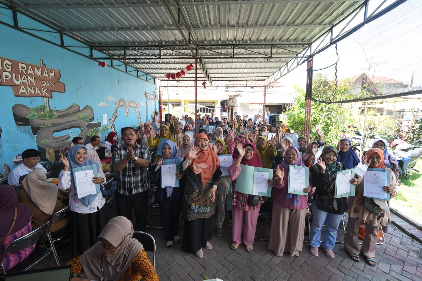 Lilik Hendarwati dalam acara pendampingan UMKM di Surabaya.