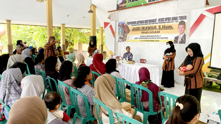 Golden Age Terancam, Jairi Irawan Ajak Ibu-Ibu di Tulungagung Perkuat Gizi Bayi Sejak Kandungan