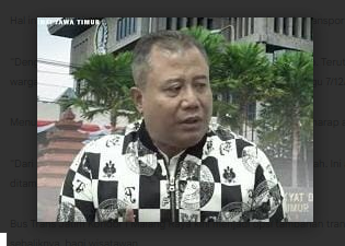 Siadi saat memberikan keterangan terkait kebutuhan penambahan armada Bus Trans Jatim Gajayana di Malang Raya.