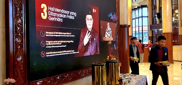 dr. Benjamin Kristianto menyampaikan pandangan umum Fraksi Partai Gerindra DPRD Jawa Timur terhadap LKPj Gubernur Jawa Timur Tahun Anggaran 2025 dalam Rapat Paripurna DPRD Jatim, Kamis (09/04/2026).
