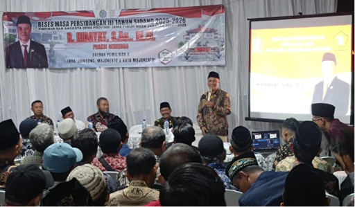 Reses di Mojokerto, Hidayat Soroti Akurasi Data Bansos dan Dorong Penguatan Daya Saing UMKM