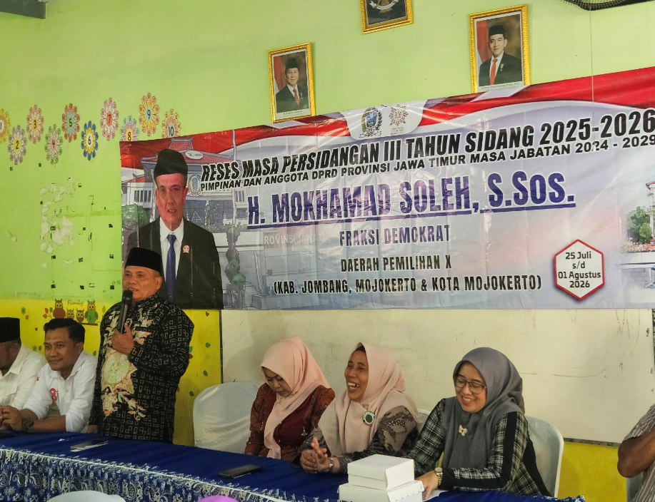 Reses di Mojokerto, M. Sholeh Prioritaskan Pembangunan Madrasah, TPQ, dan Masjid