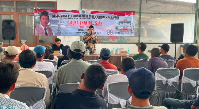 Reses di Kota Batu, Aufa Zhafiri Perjuangkan Bantuan Mesin Pemilah Sampah untuk Desa Mojorejo